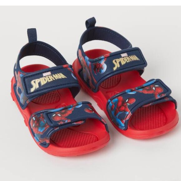 H&M Other - H&M  l Marvel Boy's Spiderman Velcro Sandals l Size: 12C